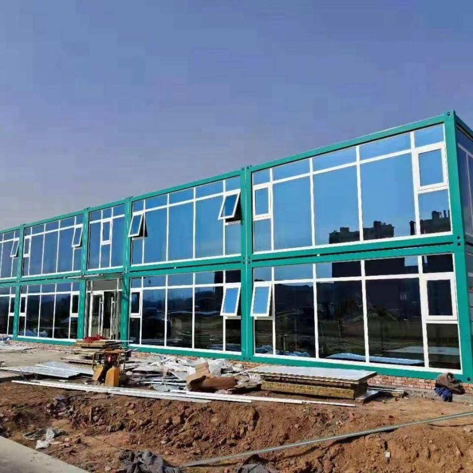 拼装彩钢集装箱房方舱房临建房厕所淋浴厨房公可移动活动房图片