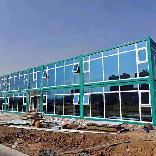 拼装彩钢集装箱房方舱房临建房厕所淋浴厨房公可移动活动房