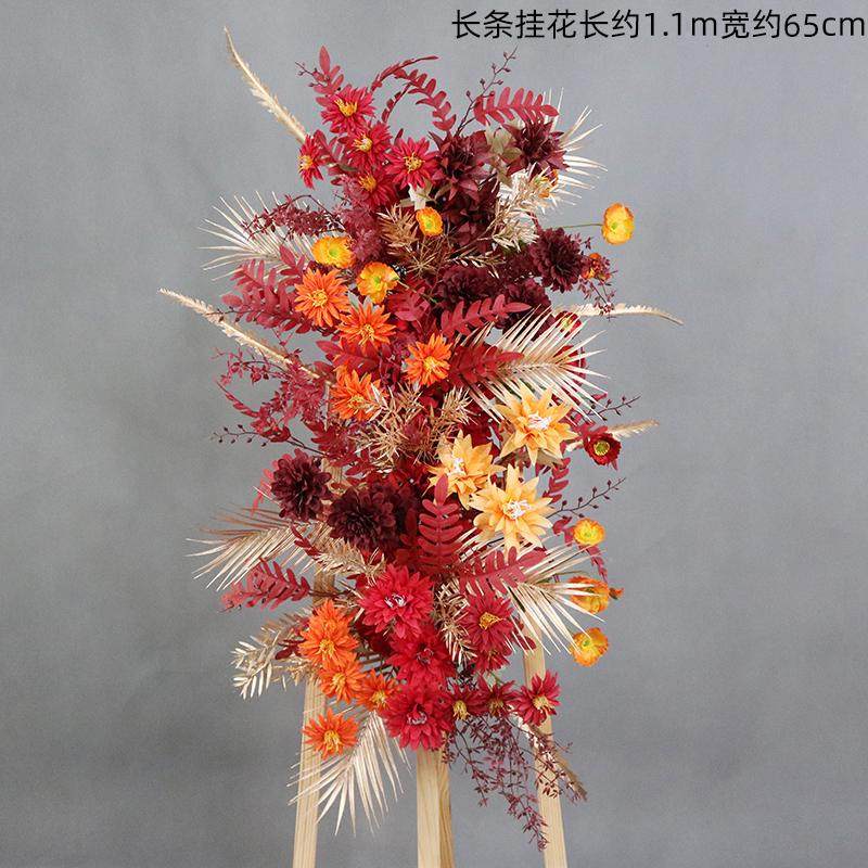 新款婚庆红色系挂花花点婚礼花艺布置花条香槟色绢花背景装饰花,节庆用品/礼品,吊顶纱幔,淘宝优惠券,粉丝福利购,淘宝优惠卷