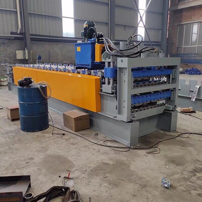 全自璃动HUR压设备彩钢琉瓦树脂瓦机冷弯机滚压机防抗梁压瓦机