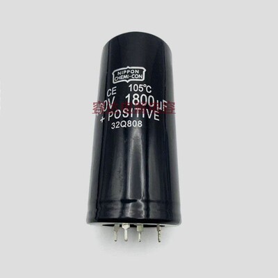 全新黑金刚 四脚400v1800uf电解电容450V1800UF 4脚电容 原装现货