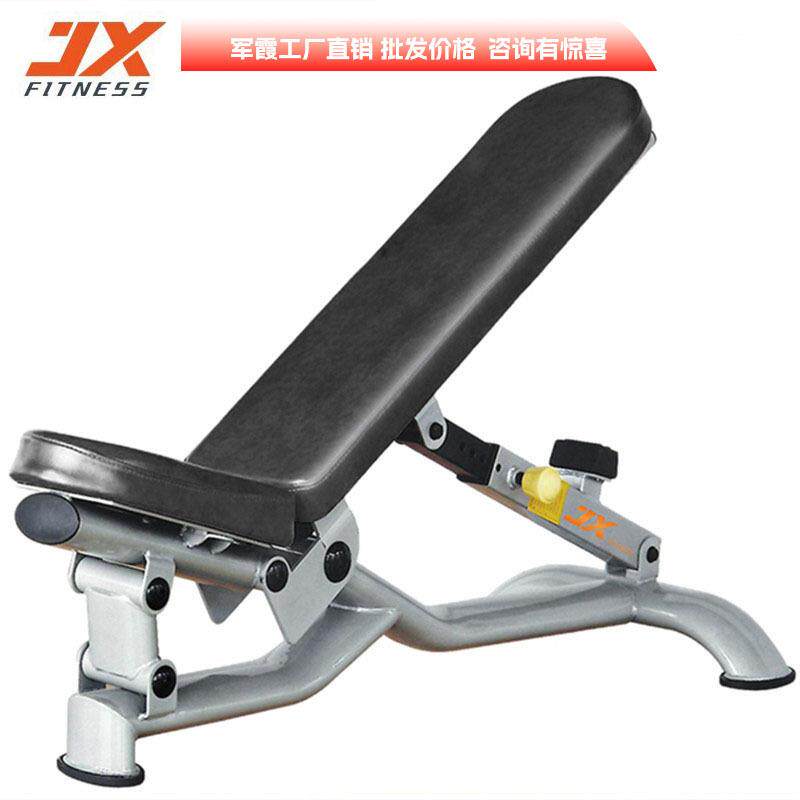 军霞JX-822可调哑铃椅商用哑铃飞鸟训练健身凳健身房卧推凳举