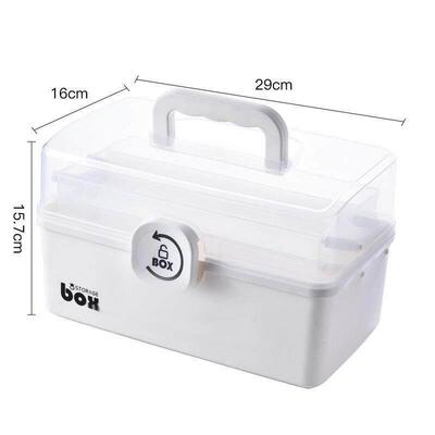 dries Organizer Folding Medicine Chest Storage First Aid Kit