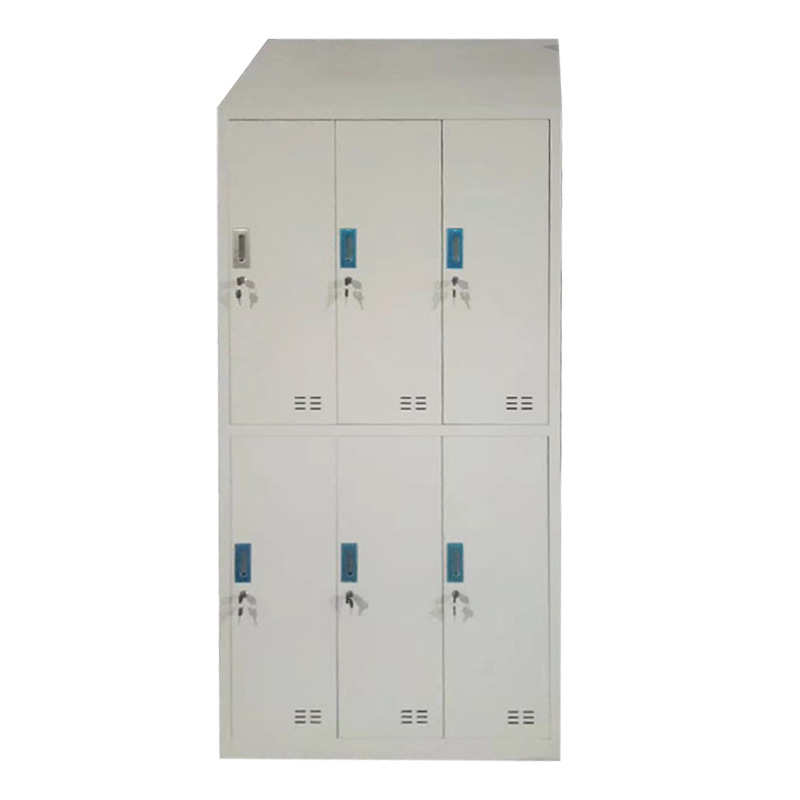 无尘车间鞋柜员工宿舍换衣柜双层多门不锈钢更衣柜食堂碗柜储物柜