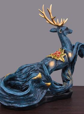 欧式创意鹿拉车BKD3013红酒柜摆架件简现代约客厅电视酒装饰品餐