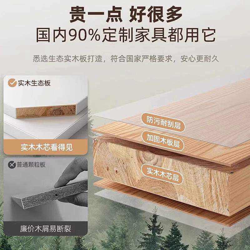实木电脑桌台式卧室家用学生书桌写字桌办公桌双人电竞桌子工作台