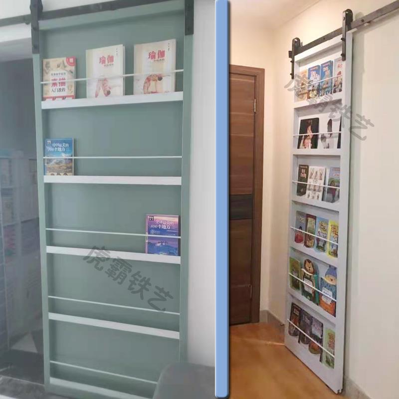 书架门谷仓门衣帽间网红门隐形门暗门背景墙卫生间厕所滑轨推拉门