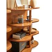 藤编隔断展示屏风入户玄关正对门墙转角柜复古法中式 收纳置物座屏