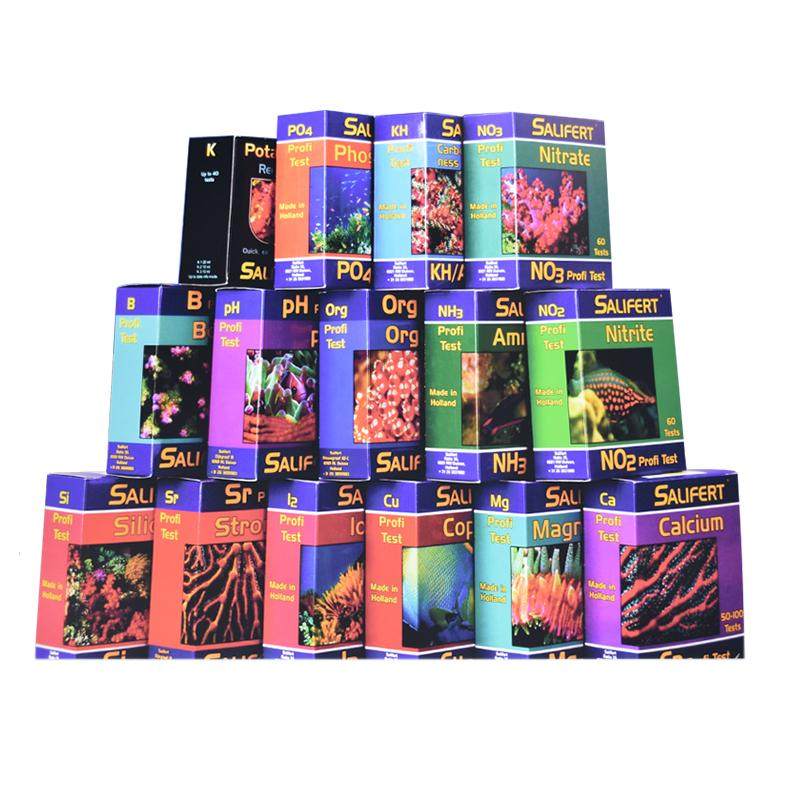 沙利法Salifert莎莉法测试剂钙Ca镁mg kh po4 no3 no2铜cu氨锶ph