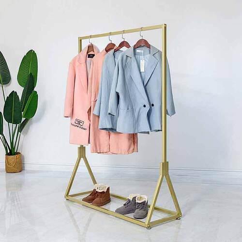 服装店展示架落地衣架女装挂衣架家用铁艺服装中岛架童装货架