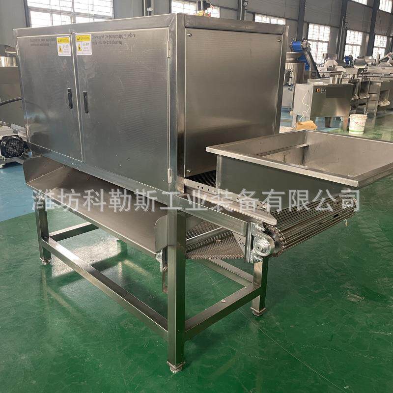 蒜米加工流水线设备蒜头去皮设备蒜片加工前设备链条式大蒜脱皮机