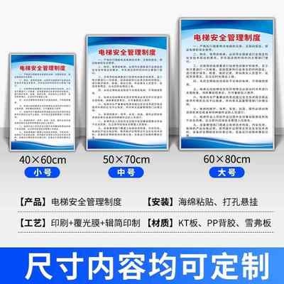 电梯安全管理制度物业小区机房应急处理保养流程规范操作规程提示