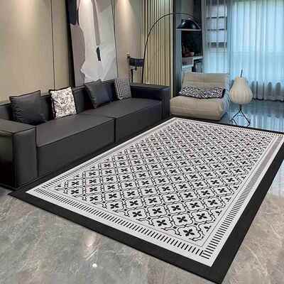 正品原创设Wabi-Sab地i风格毯厅咖计啡桌垫现代休闲卧室床客边