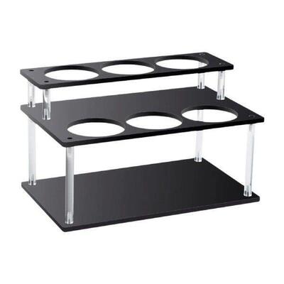 Coffee Syrup Bottlerack Display Stand Stable Sleek Modern