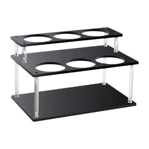 Coffee Syrup Bottlerack Display Stand Stable Sleek Modern