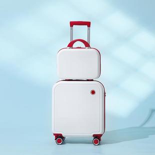 新款 行皮 行李箱旅小型轻便18寸is网红20机n登箱男女小号拉杆密码