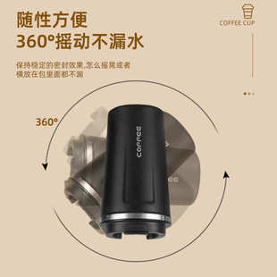 智能显示温度咖啡杯304不锈钢水杯户外便携杯子礼品杯商务保温杯