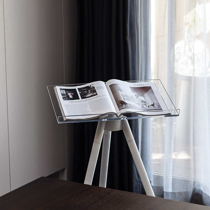博西家居 酒店公司店面前台宣传册落地台卡商用软装杂志架装饰品