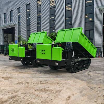 履带运输车加宽履带升级实心浮动轮山地林地混泥土转运车全地形