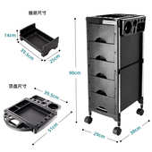 烫染美发车杠车厂家直供 理发工具车 美容美发工具车 发廊手推车