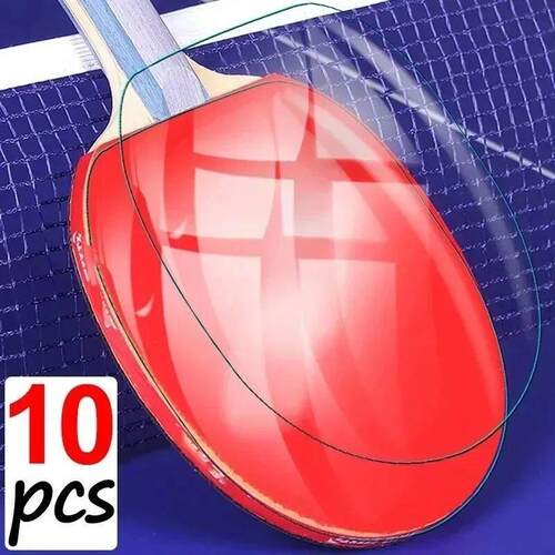 2/10Pcs Ping Pong Racket Protective Film Sticky Transparent