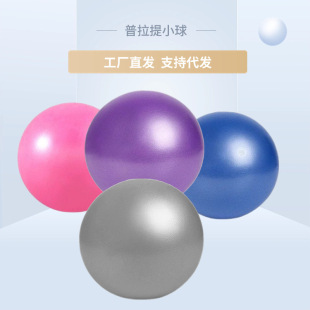 普拉提小球磨砂加厚麦管球25cm防爆迷你健身小球盆底肌训练体操球