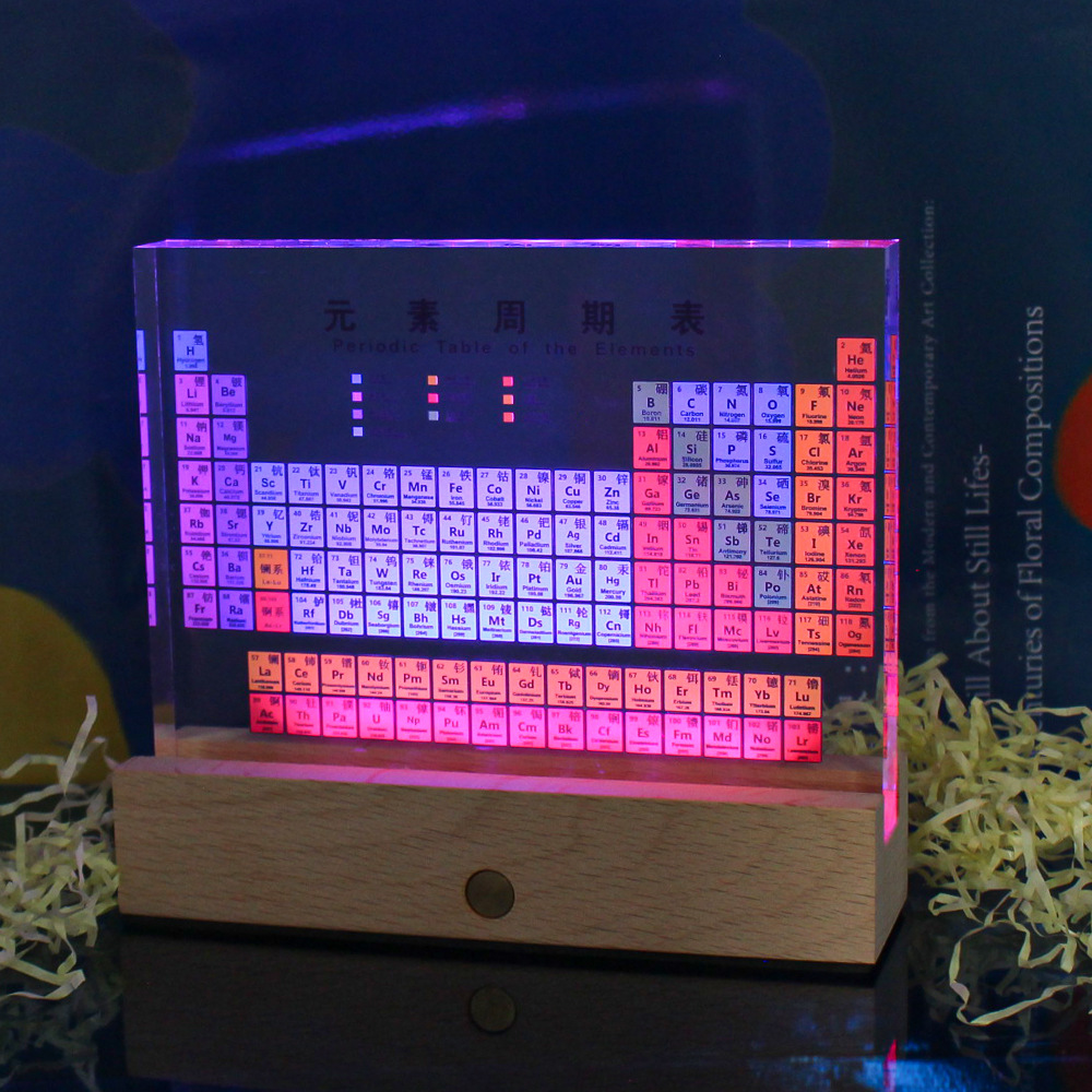 化学元素周期表初中实物装饰摆件
