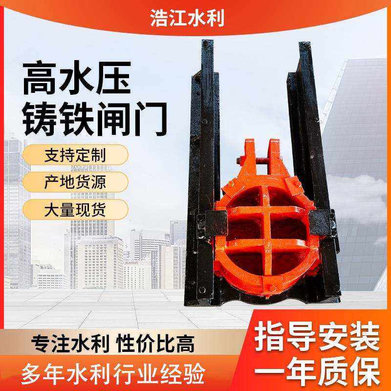 厂家供应高水压铸铁镶铜闸门水库