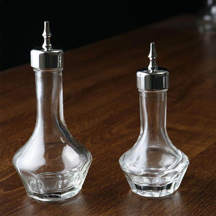 苦精瓶酒吧调酒工具瓶鸡尾酒滴瓶50ml螺纹口苦艾酒酒瓶