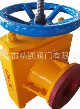 耐磨红橡胶GJ41J手动耐磨管夹阀胶管阀