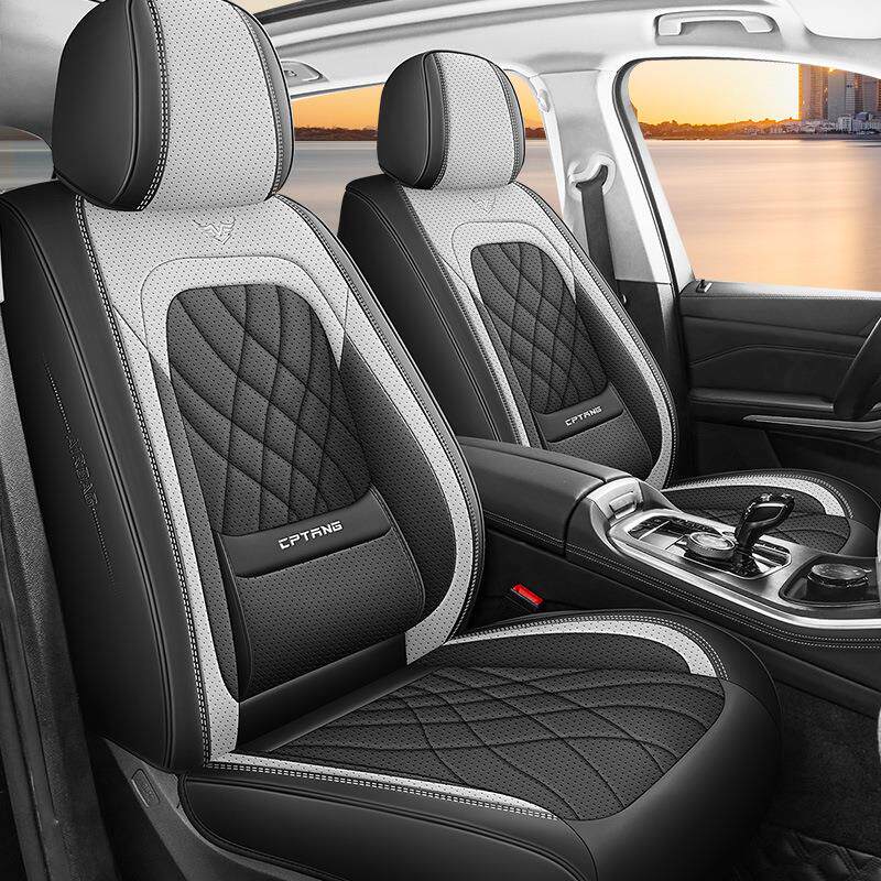 新款全皮汽车座垫四季通用座套车内用品坐垫全包纳帕皮革座椅套