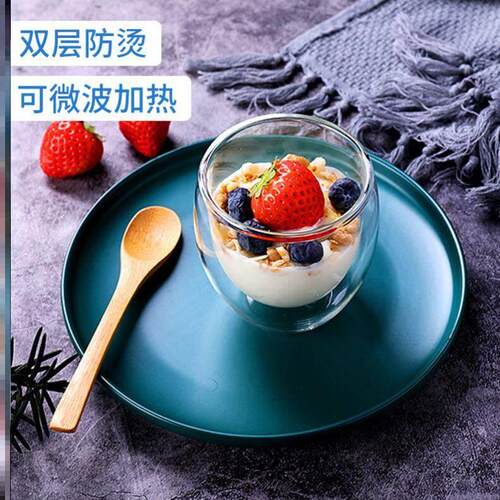 Cute Bear Double-layer Coffee Mug Double Glass Cup Carton 1