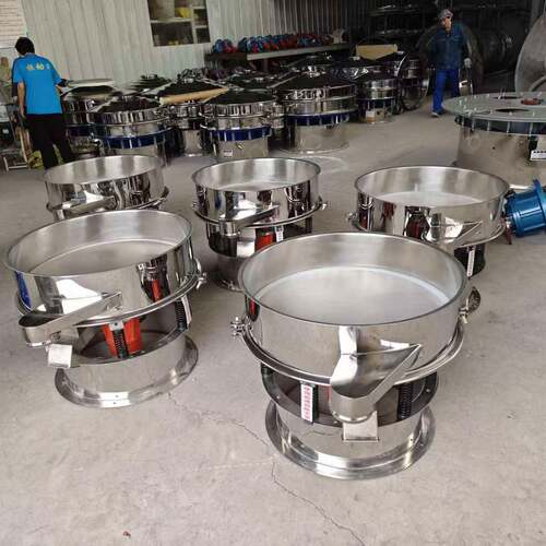振动动筛圆高频静音震形筛小型600工业涂分JRX400-1料树脂无尘化