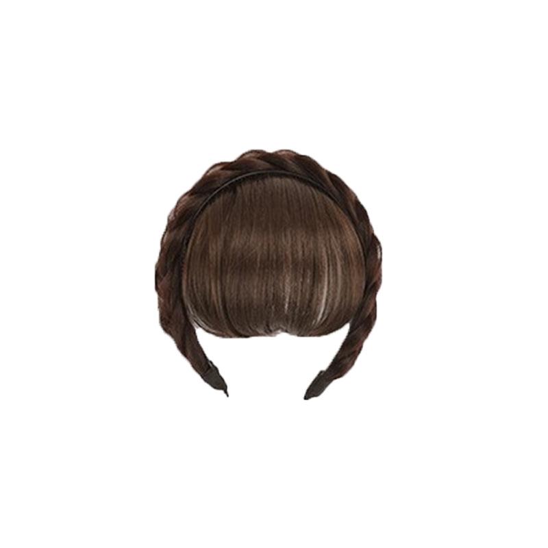 假发刘海一体鱼骨发卡发箍发饰