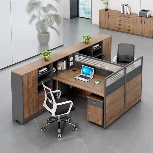 l形办公桌财务桌简约现代屏风办公室桌椅组合人事员工卡位职员桌