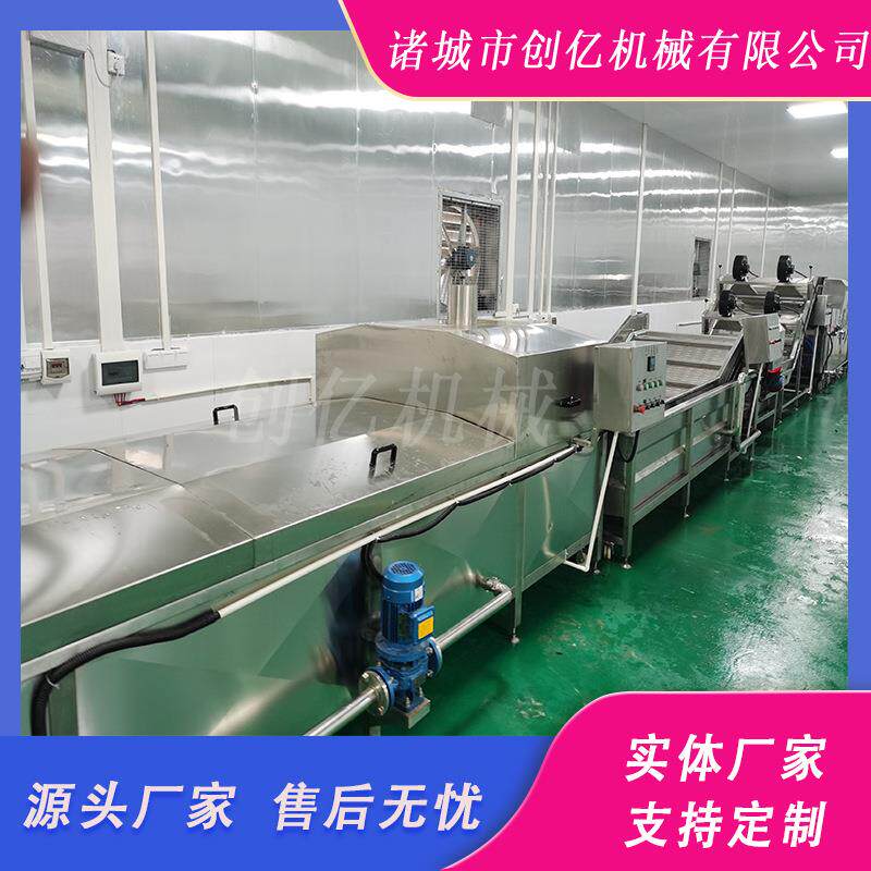 漂烫机青橄榄果杀青机竹笋烫菜冷却机海参蒸煮漂烫机