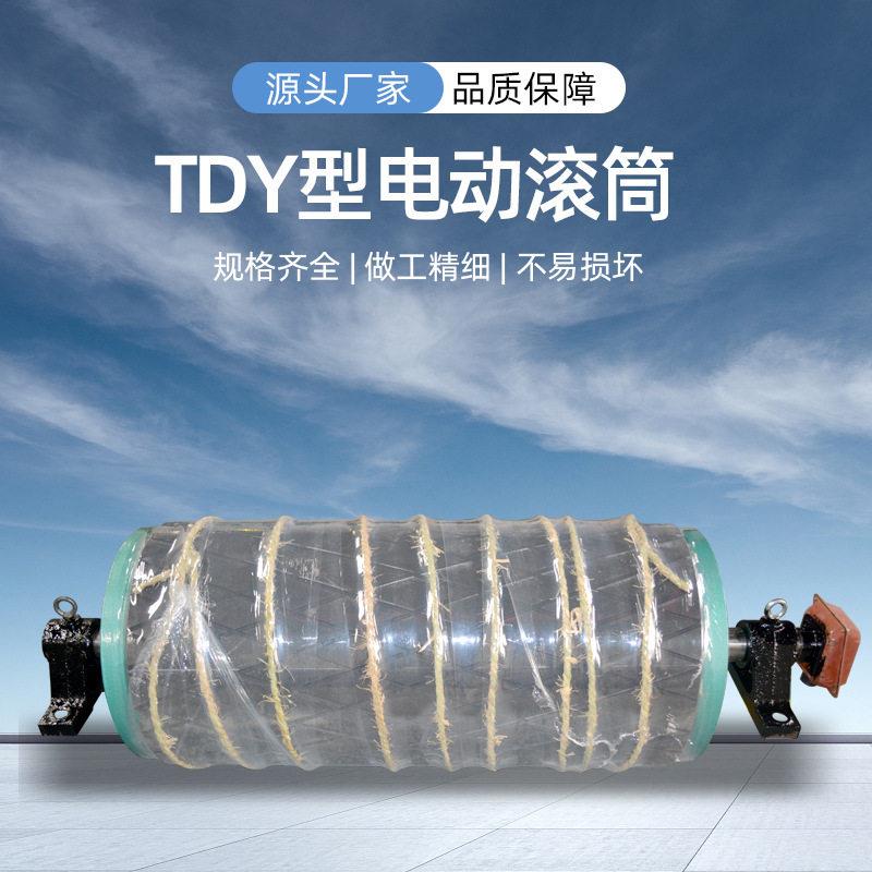 TDY油冷式(浸)式电动滚筒碳钢包胶传送滚筒外装包胶电动滚筒