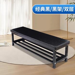 店长息休 凳服凳装 长条休凳家UZG软用包床尾凳更衣室沙发试鞋 换鞋