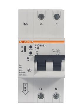 安科瑞器ASCB1-63-C6-21P 智能小型断路 实时电监LLH测压电流功率