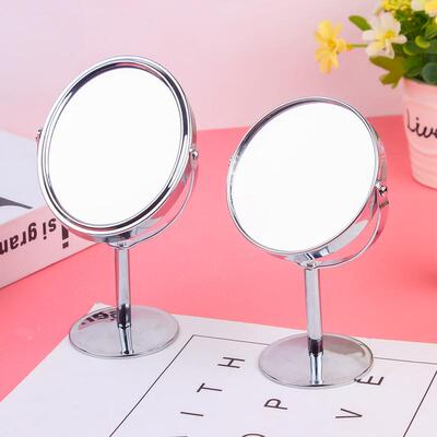 Wholesale Round Portable Rotating Double-Sided Vanity Mirror