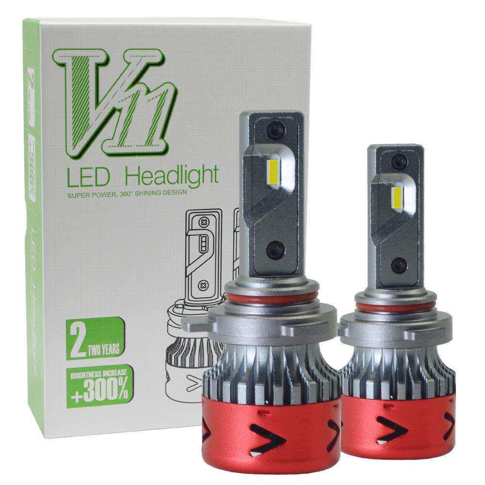 厂家直销汽车LED大灯V11S高亮聚光散热远近一体货车通用前照灯