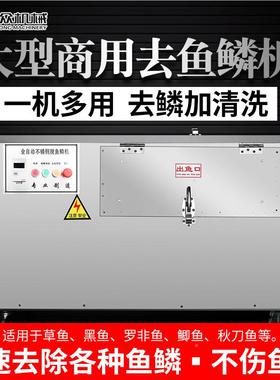 DC商用动自鱼鳞去机 电动刮鱼鳞杀鱼机 自动数控洗鱼脱全鱼鳞机