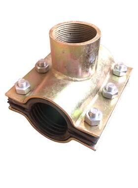 ft钢板三通哈夫节/修器哈弗接分水器变径分水三通补漏三通快接