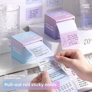 Pull out post it notes with the questions Sticky paper
