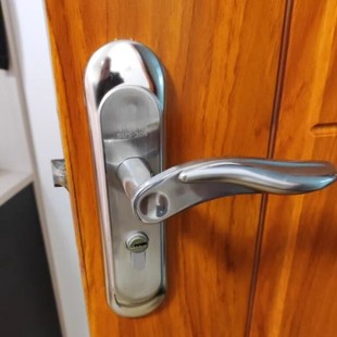 木门整套卧室门锁房门锁静音通用型不锈钢室内家用房间门把手 新款