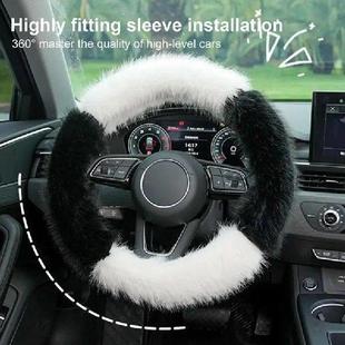 Steering Fashionable Wheel Plush Fuzzy Cover Warm