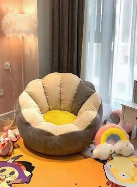 懒人睡沙发可网可躺卧室小沙发椅单人躺榻榻米豆LN/THDB-袋沙发椅