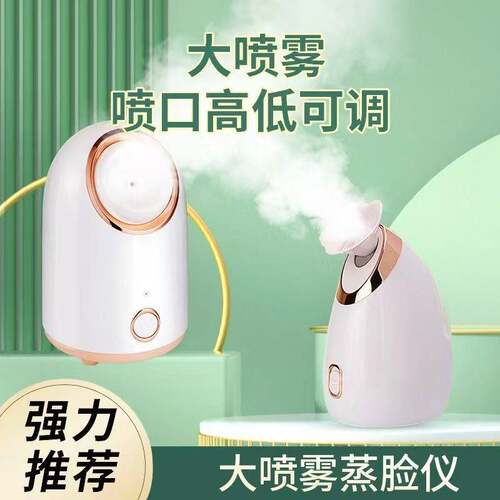 补水蒸脸仪大雾热喷跨境家用面部补水纳米喷雾器注氧仪美容蒸脸器