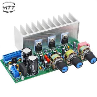 TDA2050+2030三声道2.1超低音炮功放板成品大功率音频放大模块12V