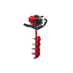 单缸风冷二冲程51.7CC单人抬可拆卸手柄汽油地钻螺旋挖土机冰钻